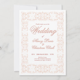 Anpassningsbarnas elegant, inbjudan till bröllopsi