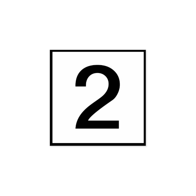 Anpassningsbarnas ensiffra stämpel (Tryck)