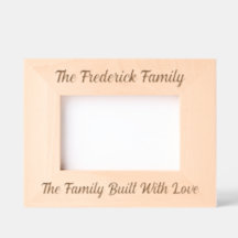 Anpassningsbarnas familj med Kärlek: Etched Bild R