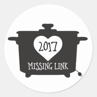 Anpassningsbarnas fästmärke runt klistermärke