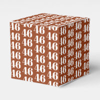 Anpassningsbarnas födelsedag Gift Box rust cinnamo