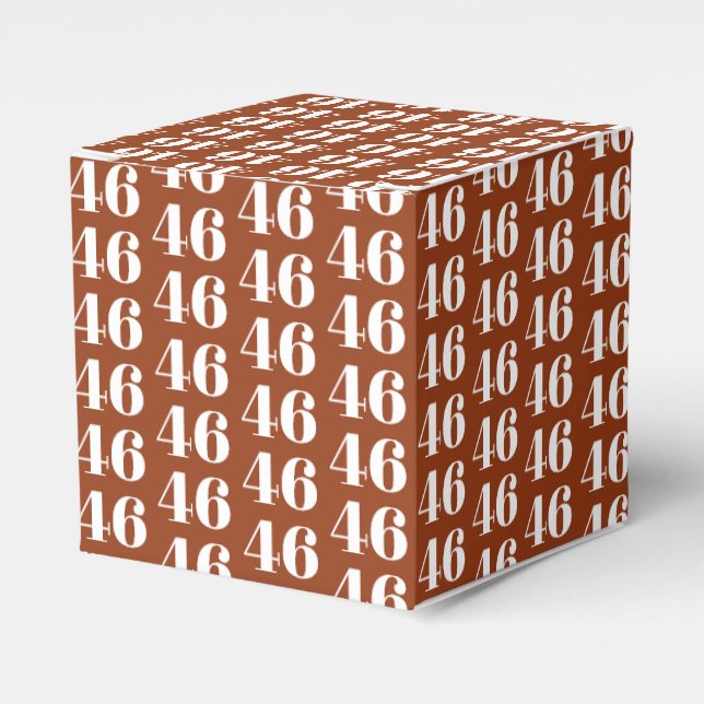 Anpassningsbarnas födelsedag Gift Box rust cinnamo Presentaskar (Framsidan Sidan)
