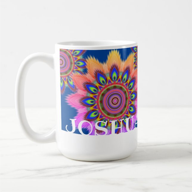 Anpassningsbarnas första BOHO-kaffe mugg Mandala m (Vänster)