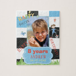 Anpassningsbarnas fotbolls-EM födelsedag är lustig Pussel