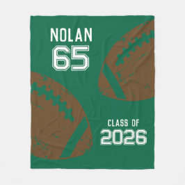 Anpassningsbarnas fotbollsspelarnummerklass fleecefilt