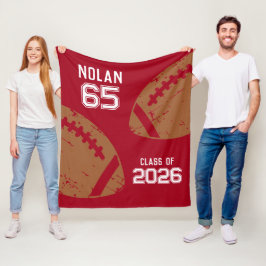 Anpassningsbarnas fotbollsspelarnummerklass fleecefilt