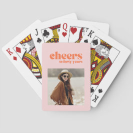 Anpassningsbarnas foto 40-årsdag bjuder på rosa ap casinokort