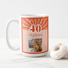 Anpassningsbarnas foto 40 och fantastiska - reflek kaffemugg
