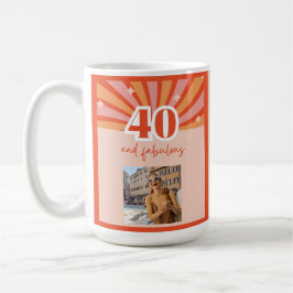 Anpassningsbarnas foto 40 och fantastiska - reflek kaffemugg