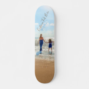 Anpassningsbarnas foto- och textskateboard - din e mini skateboard bräda 18,5 cm