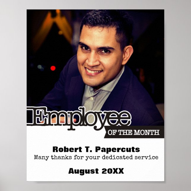 Anpassningsbarnas fotoanställd för månadscertifika poster (Framsidan)