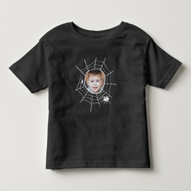 Anpassningsbarnas fotobild Spindelnät spindelnätet T Shirt (Framsida)