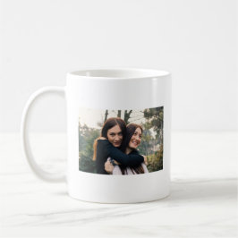 anpassningsbarnas fotofamilj för personlig av foto kaffemugg