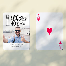 Anpassningsbarnas fotojägare till 40 års födelseda casinokort