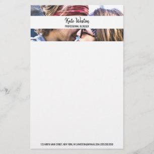 Anpassningsbarnas fotomalldesign brevpapper