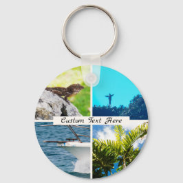 Anpassningsbarnas fotomontage nyckelring