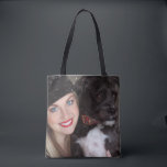 Anpassningsbarnas fotosida av Dubblan Side Tote Tygkasse<br><div class="desc">Utforma ett eget 2-sidigt foto med anpassningsbarnas foto som innehåller en fullt-utfallsmall. Överför enkelt dina egna foton med din egen familj,  sina husdjur eller sitt par.</div>