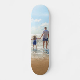 Anpassningsbarnas fotoskateboard - med PAPPA Mini Skateboard Bräda 18,5 Cm