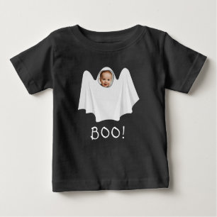 Anpassningsbarnas fotospökboo spooky Happy hallowe T Shirt