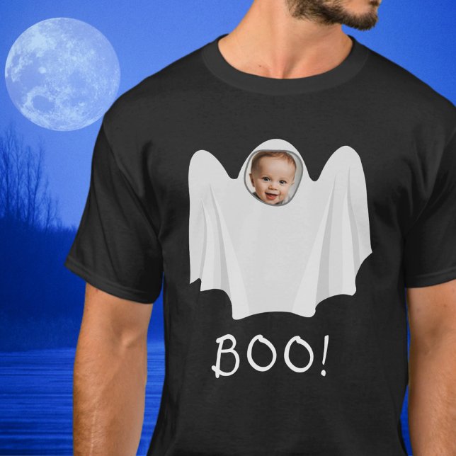 Anpassningsbarnas fotospökboo spooky Happy hallowe T Shirt (Skapare uppladdad)