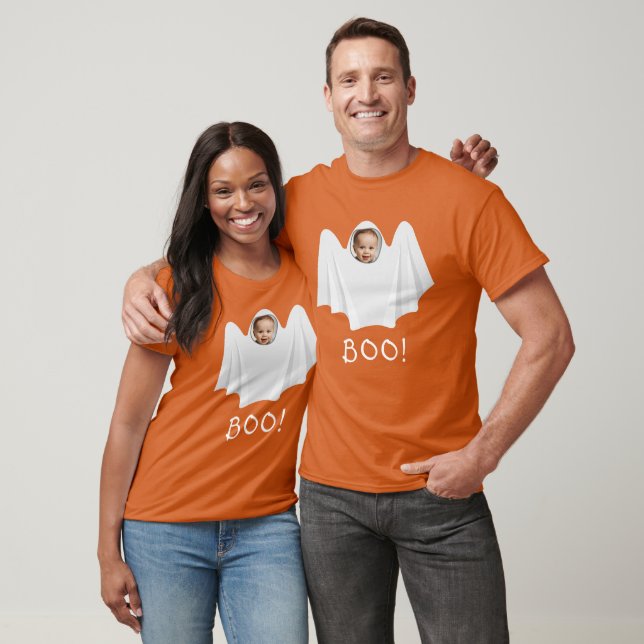 Anpassningsbarnas fotospökscoky boo Happy hallowee T Shirt (Unisex)