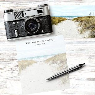 Anpassningsbarnas fotostrandsemester anteckningsblock