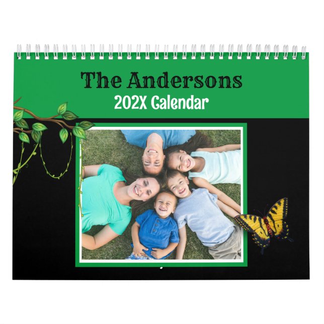 Anpassningsbarnas fototyp i familjen kalender (Omslag)