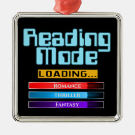 Anpassningsbarnas genläsningsläge julgransprydnad metall