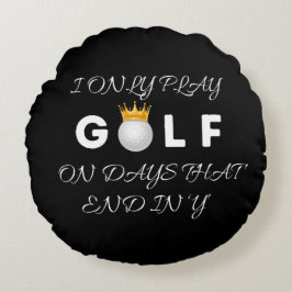 anpassningsbarnas golfkudde - ny design rund kudde