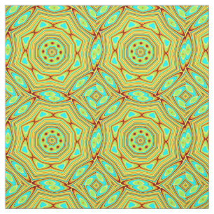 Anpassningsbarnas Grönt Blått Orange Geometrisk ci Tyg