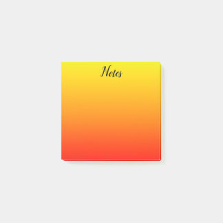 Anpassningsbarnas Gult, Orange och röd Post-it Block