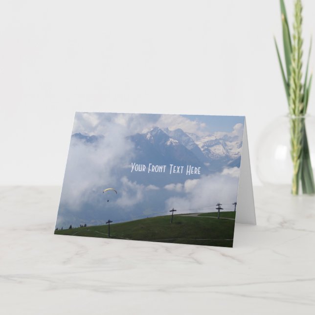 Anpassningsbarnas hälsningskort för Alpernor Kort (Framsida)