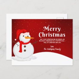 Anpassningsbarnas hälsningskort för julkort helg vykort