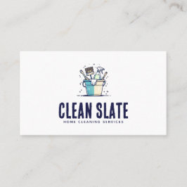 Anpassningsbarnas hemtjänst Städning QR-fotoanstäl Visitkort