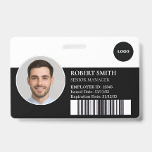 Anpassningsbarnas ID-bricka för medarbetare med fo