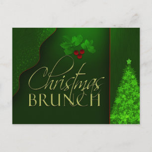 Anpassningsbarnas inbjudan till julafton Brunch Vykort