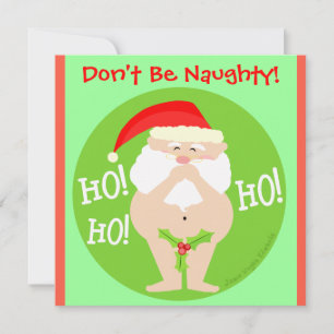 Anpassningsbarnas inbjudan till jultomten Naughty