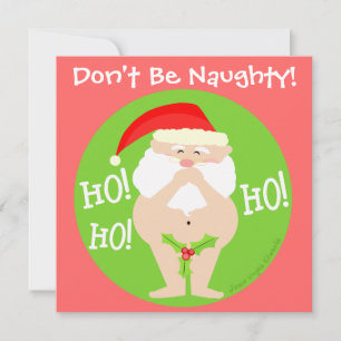 Anpassningsbarnas inbjudan till jultomten Naughty 