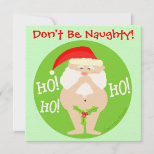 Anpassningsbarnas inbjudan till jultomten Naughty