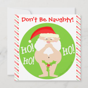 Anpassningsbarnas inbjudan till jultomten Naughty