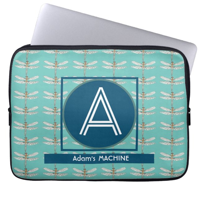 ANPASSNINGSBARNAS INITIATIV TRENDIG LJUSTEAL DRAGO LAPTOP FODRAL (Framsidan)