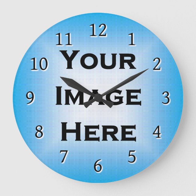 Anpassningsbarnas klocka med tunna svarta siffror  (Framsida)