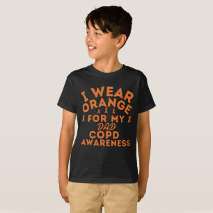 Anpassningsbarnas KOL-medvetenhet I-Bärans Orange T Shirt