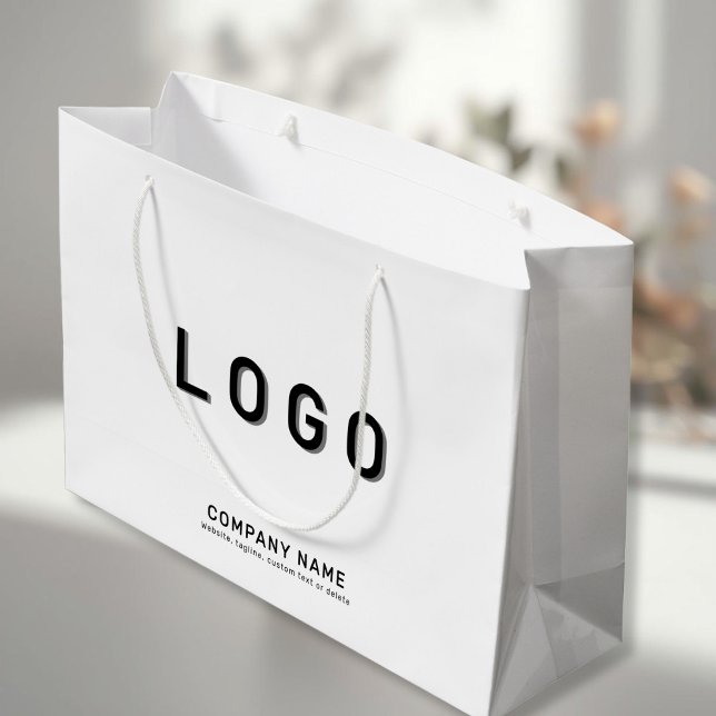 Anpassningsbarnas Logotyp (Custom Logo Large Gift Bag)