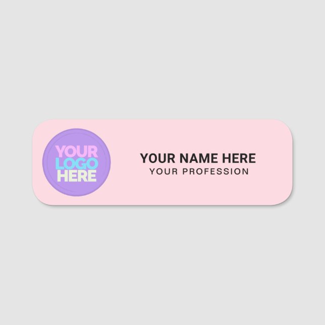 Anpassningsbarnas Logotyp Anställda magneter eller Namnbricka (Framsida)