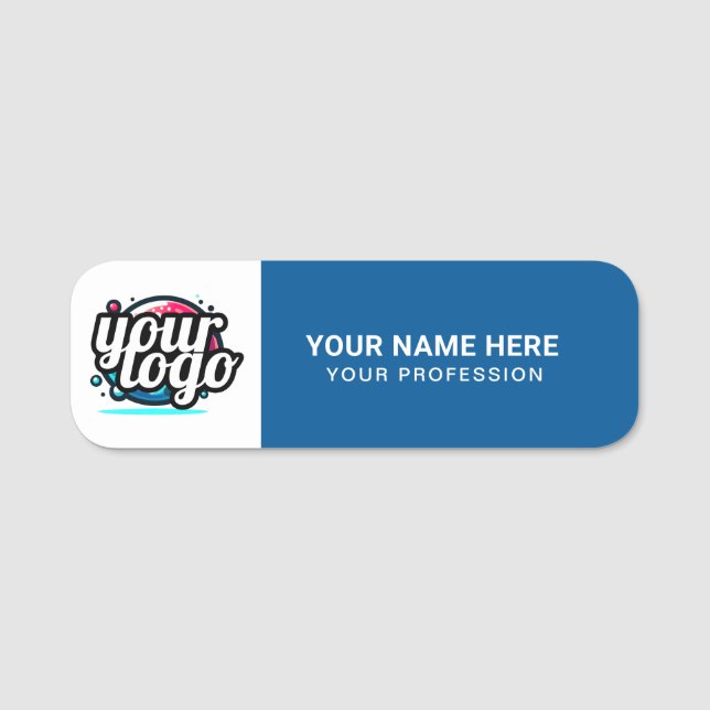 Anpassningsbarnas Logotyp Anställda magneter eller Namnbricka (Framsida)