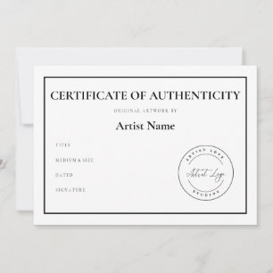 Anpassningsbarnas Logotyp Autentiseringscertifikat Julkort