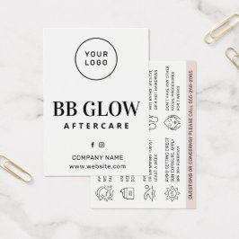 Anpassningsbarnas Logotyp BB Glow Aftercare Card Visitkort