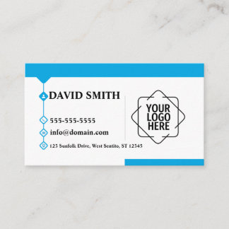 Anpassningsbarnas logotyp det moderna minimalistis visitkort