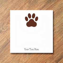 Anpassningsbarnas Logotyp eller bild och din text Post-it Block